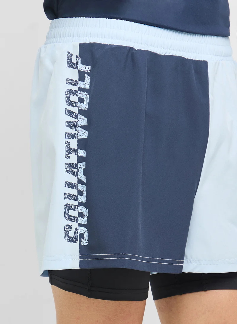 SQUATWOLF Core 5" Split 2-In-1 Shorts