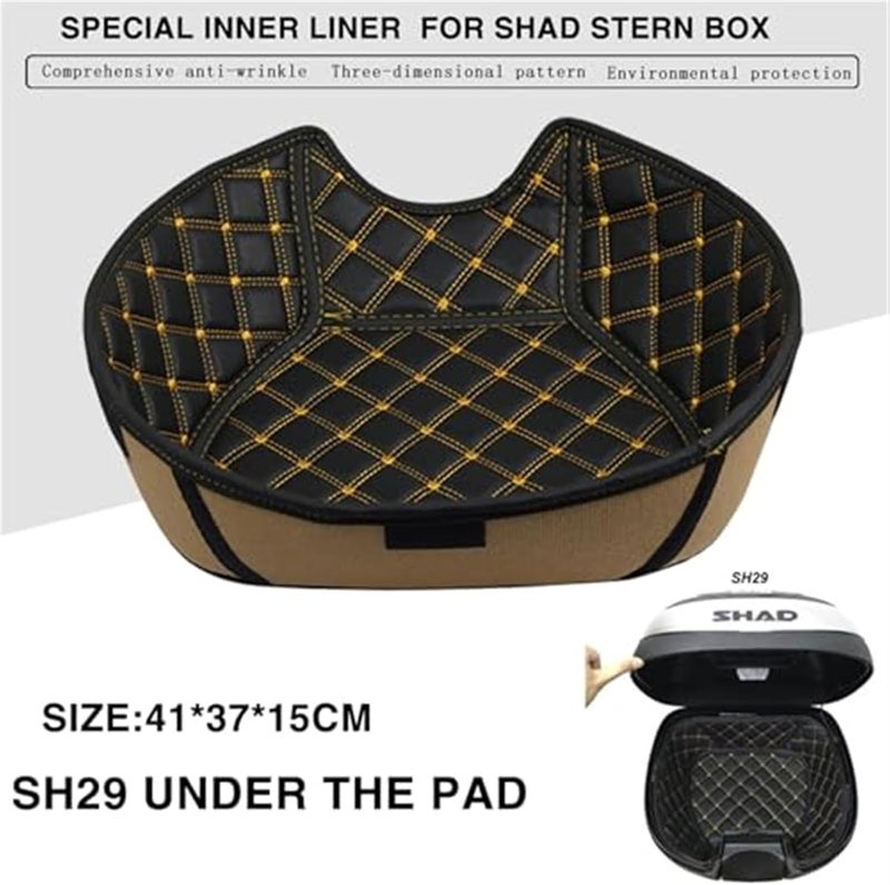 QASULER Motorcycle Trunk Case Liner - Image 4