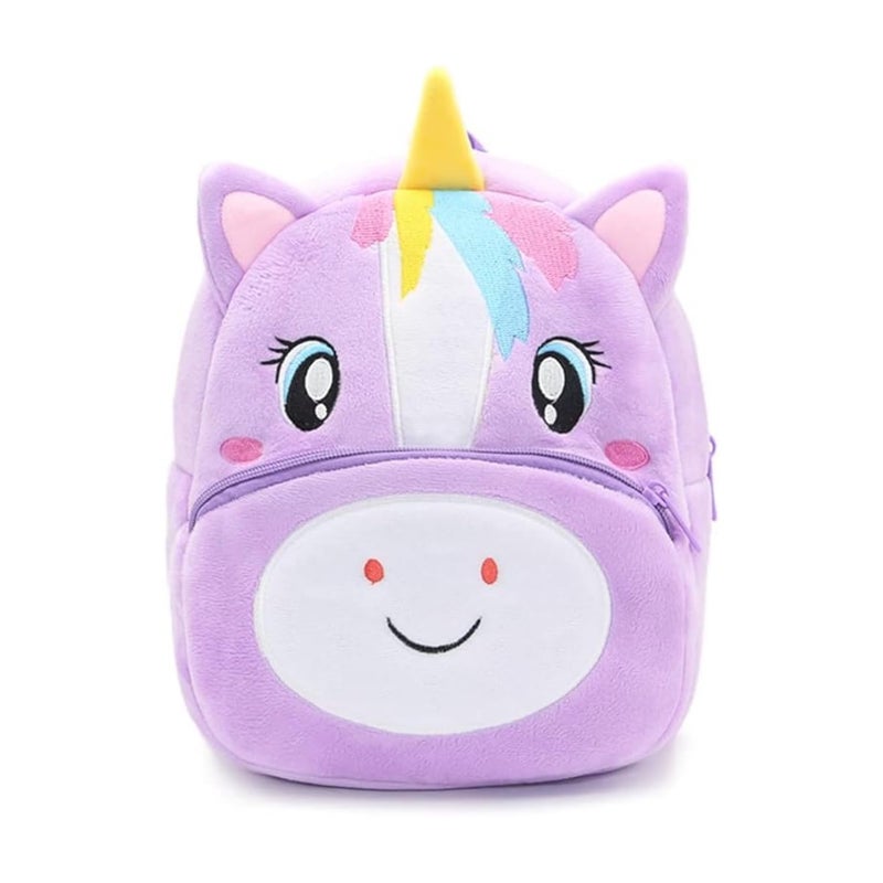 Blue Tree Cute Kids Backpack Toddler Bag Plush Animal Cartoon Mini Travel Bag for Baby Girl Boy 1-6 Years, Ideal for Gifting for Kids - Image 1