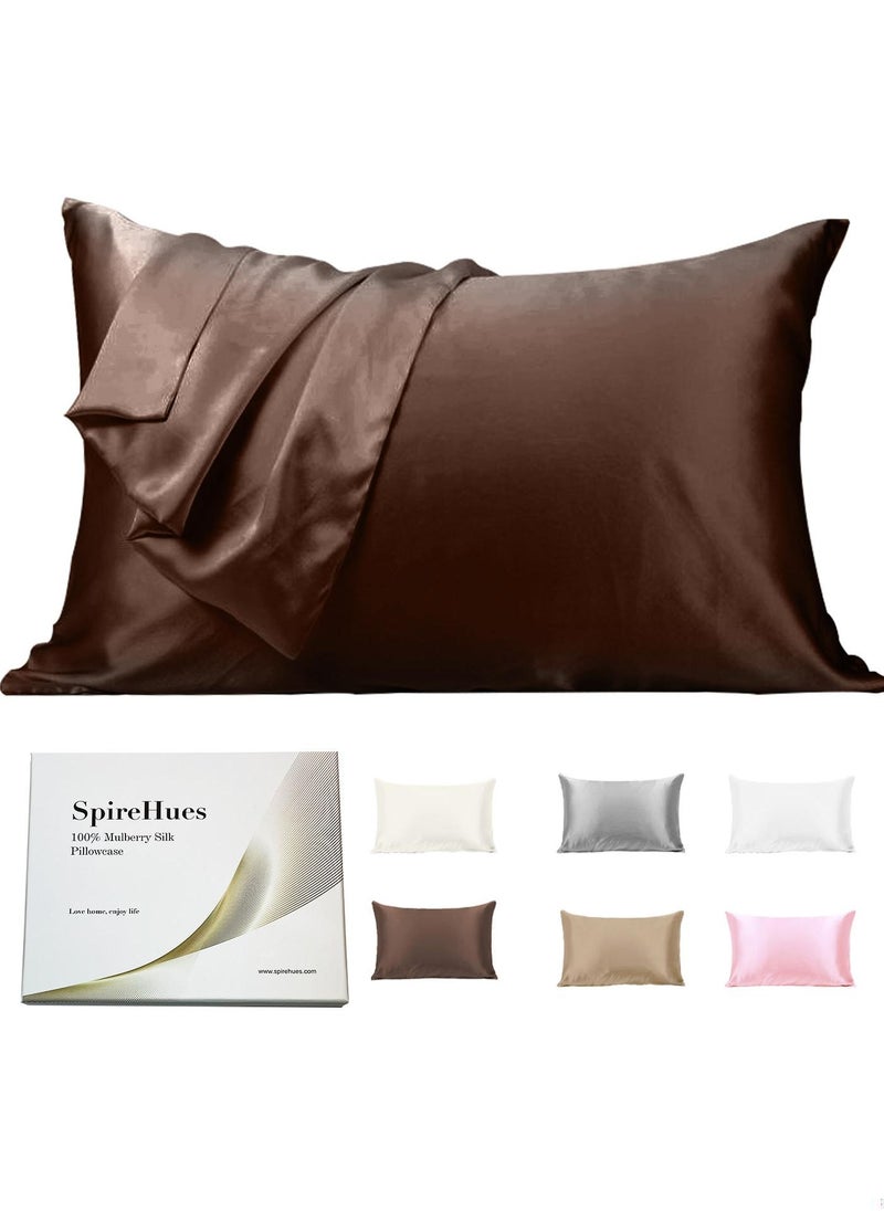 SpireHues Luxurious Mulberry Silk Pillowcase, 19 Momme Queen Size, Hair and Skin Beauty, Hypoallergenic, 600TC, Hidden Zipper - pzsku/Z986F88958B12687484ABZ/45/_/1720794995/cfd4b467-4522-40d7-bc02-303d3f830b85