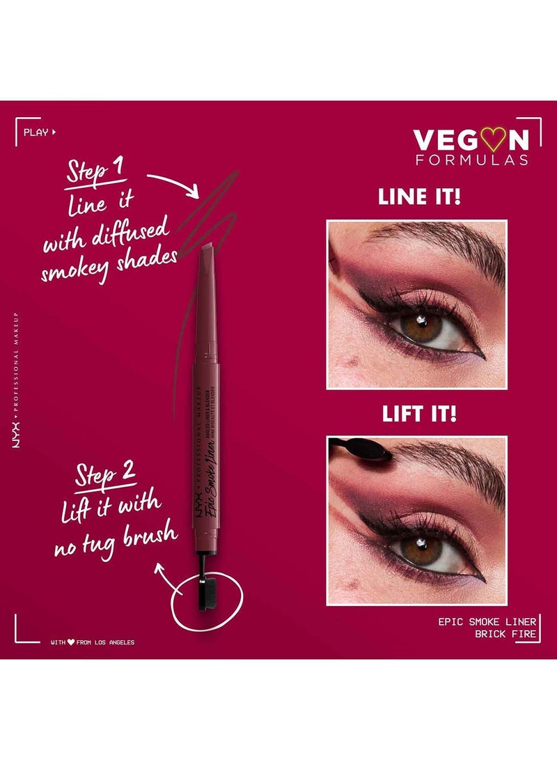 NYX PROFESSIONAL MAKEUP Epic Smoky Angled Liner And Blender - Image 4