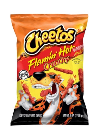 Flamin Hot Crunchy Cheese Puffs