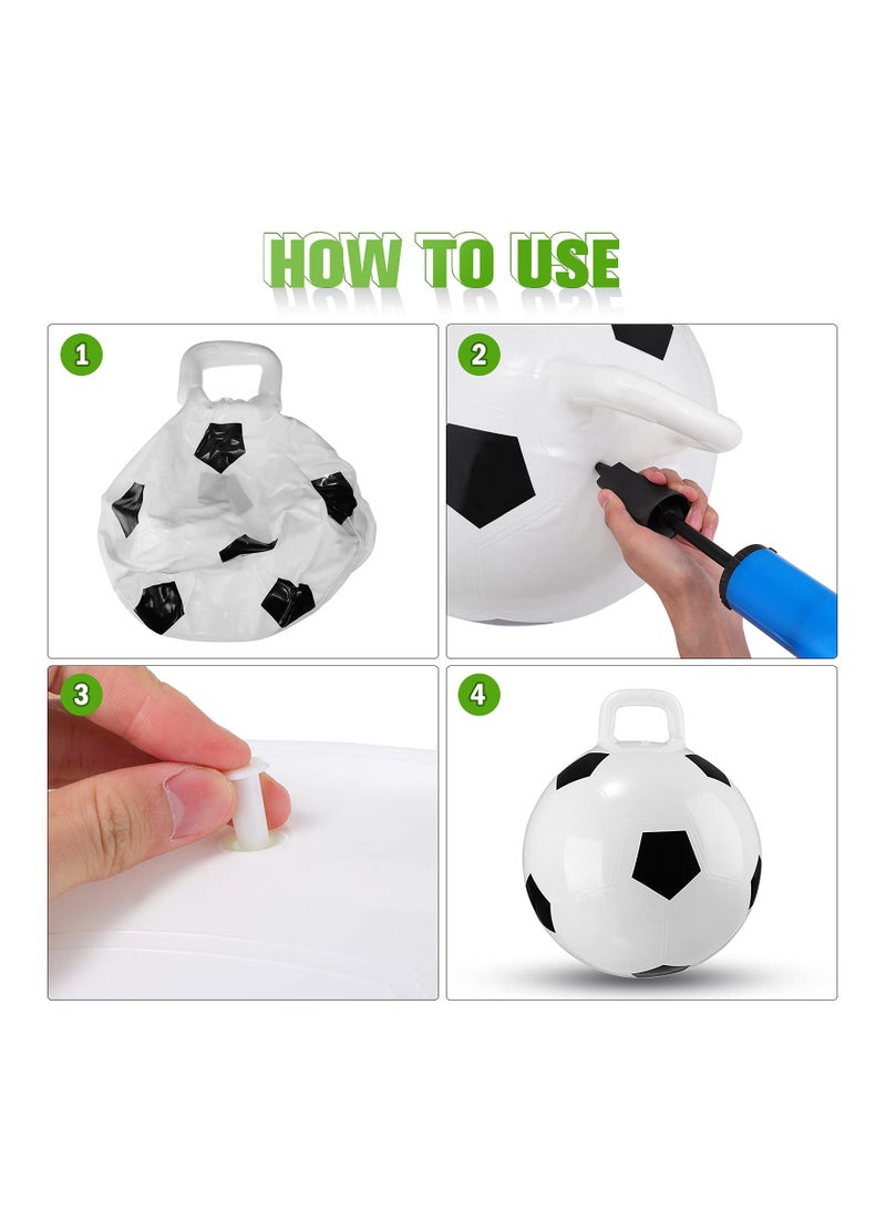 Excefore bouncy ball with handles hop ball for sit bounce - Image 4