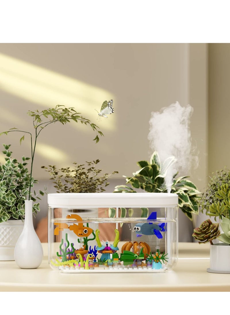 Arabest - Bedroom Humidifier, 2.0L, USB Countertop Humidifier for Houseplants and Baby Bedrooms with 4 Modes - Image 1