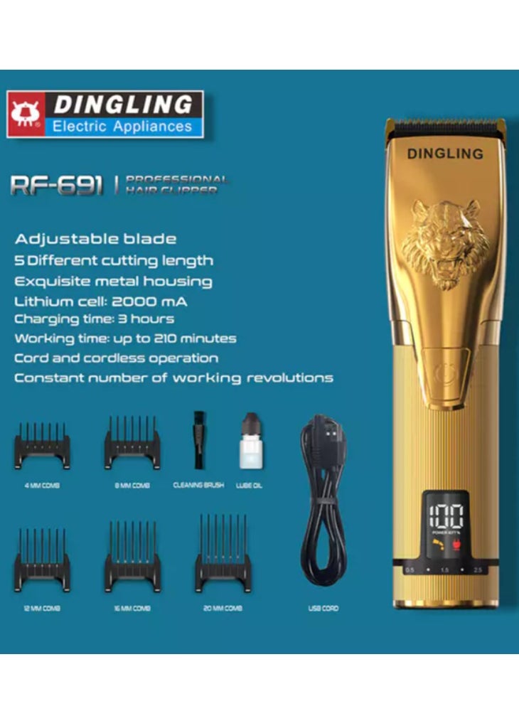 DINGLING Professional Hair Clipper RF-691  - Image 3