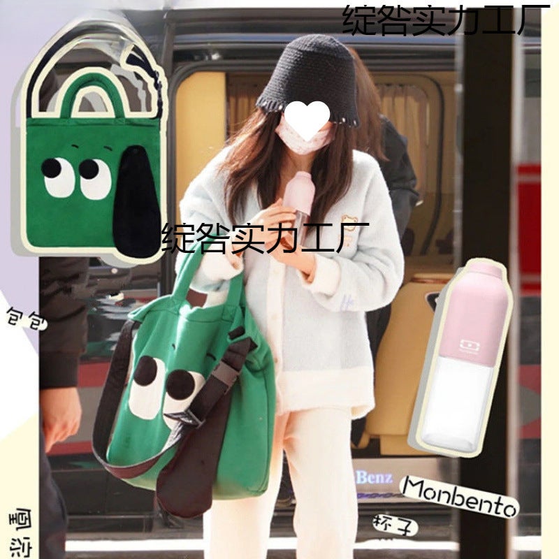 Shopping Bag Bag Fashion Cute Dog Portable Shoulder Bag Women'S Shopping Bag Large Capacity Crossbody Bag - Image 2