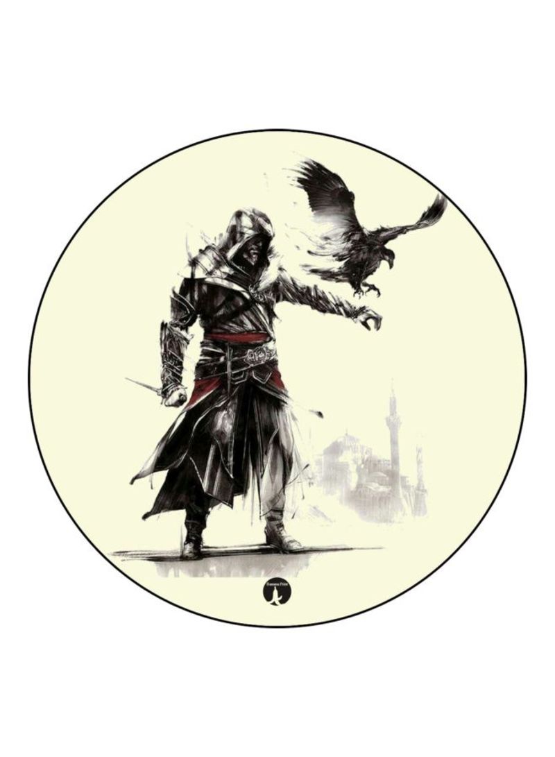 RKN Video Game Assassin's Creed Printed Mouse Pad  Beige/Black