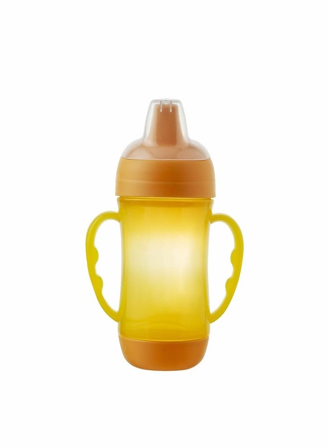 NVS KIDS Baby Spout Cup Sipper 240ml for Babies, Infants & Toddlers | Anti-Spill Sippy Cup with Soft Silicone Spout | BPA Free, Safe & Durable for Kids (Yellow) - Image 1