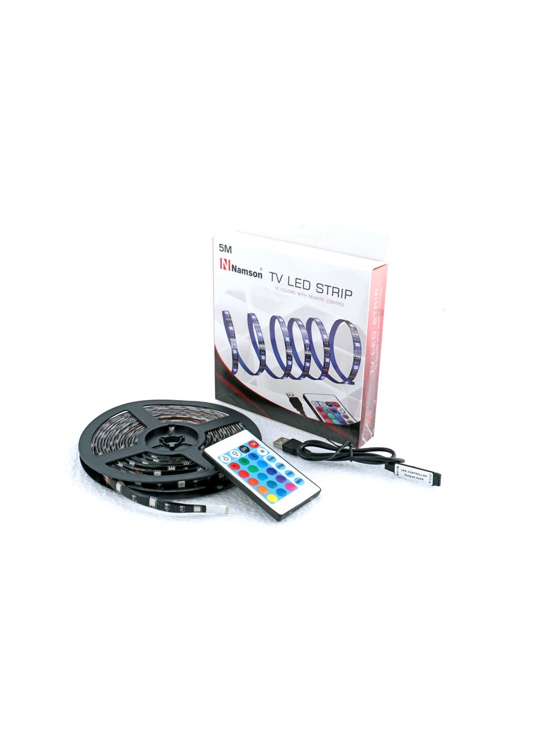 NAMSON TV LED STRIP 16 COLORS WITH REMOTE CONTROL - Image 1