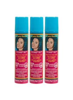 Jerome Russell Tempry Sprayon Auburn Hair Color 22oz x 3 pack