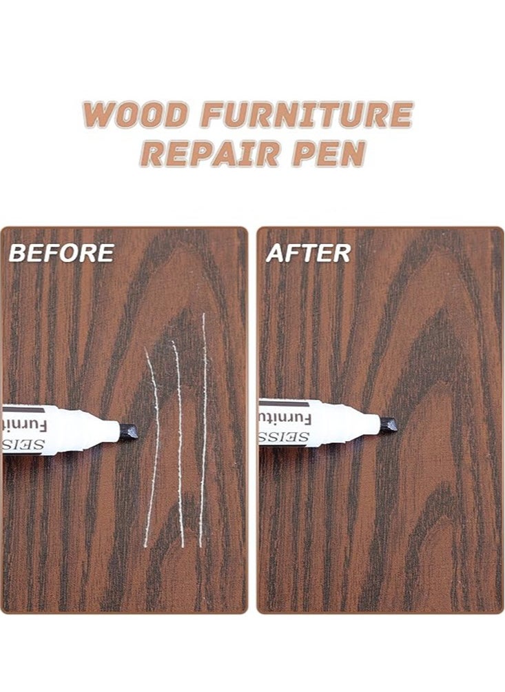 Perfii - Set of 21 Furniture Repair Kit with Touch-up Marker, Touch Up Fillen Sticks and Sharpener - Image 1