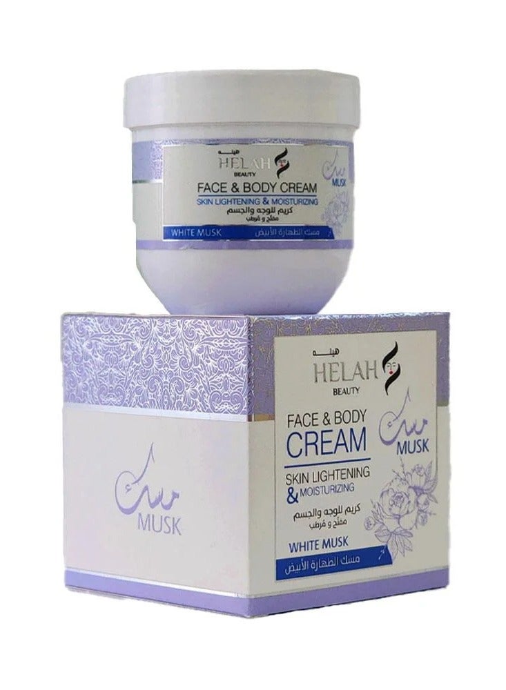 HELAH BEAUTY Hella Beauty White Musk Face & Body Cream 200ml 
