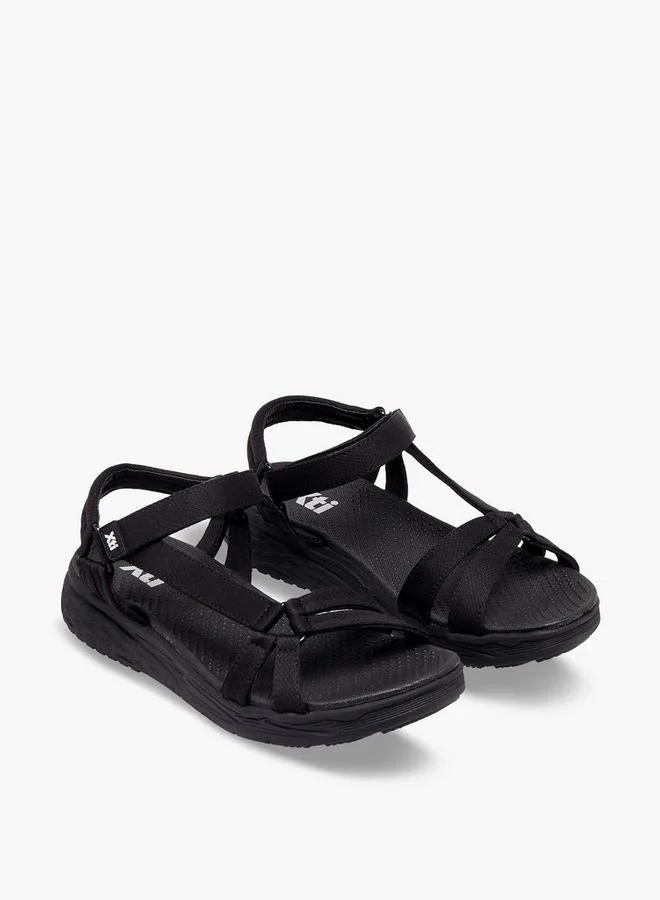 Xti BLACK Women Hook & Loop Sandals for Women | Best Price UAE
