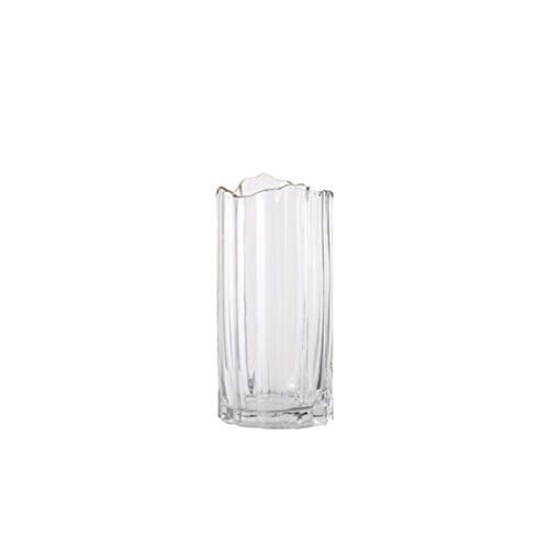 PEPAXON Heavy Glass Vase for Flower Tall Vase Cylinder Vase Tabletop Decoration Transparent 39 L x 39 W x 98 H
