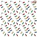 JOYIN 12 Packs Christmas LED Light Up Bulb Necklaces 9 Bulbs LED Necklaces Holiday Costume Accessories for Christmas Xmas Party Favor Party Supply - Image 3