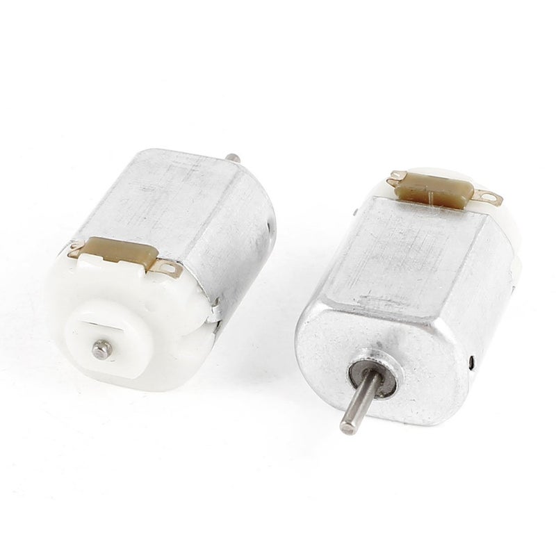 sourcingmap 2 Pcs DC 1.5-3V 600-3000RPM Electric Mini Motor for RC Boat Model DIY