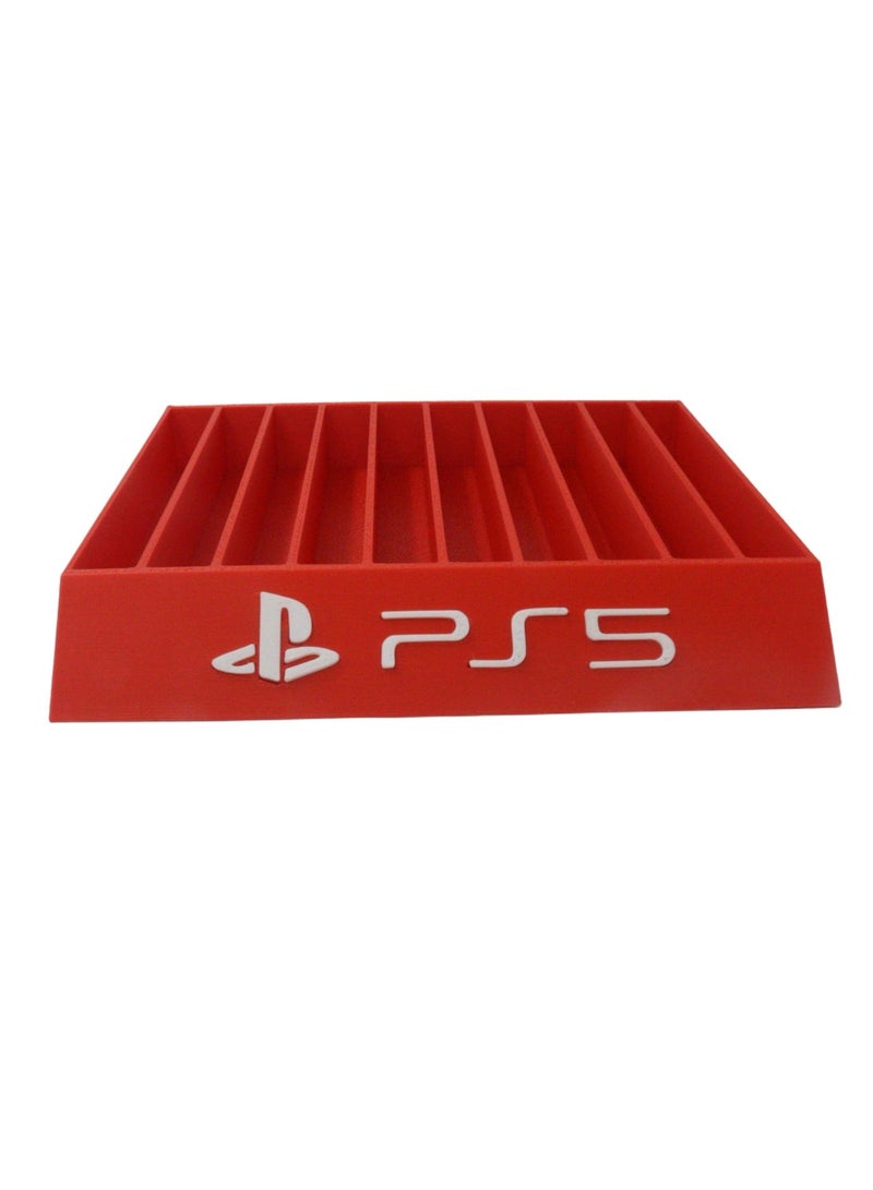 3D Brothers PS5 Games Organizer, playstation Disk Organizer Stand Base for 10 Games (Holds 10 Discs) - Image 4