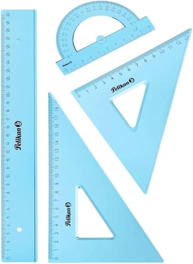 Belal AH1217 Geometry Set, Blue