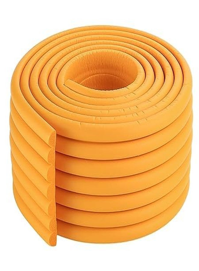 BGVM Edge Protector Strip - 2M Extra Thick Foam Cushion for Baby Safety - Shock-Absorbing Corner Guard for Sharp Edges on Tables, Desks, Walls & Furniture - 1 Piece Roll (Orange) - Image 1