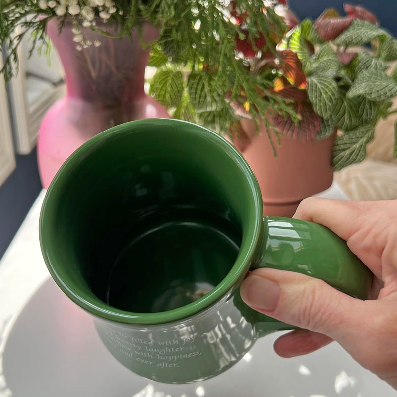 Abbey + CA Gift Abbey Gift Tis a Blessing to Be Irish Pottery Mug Green 16 oz - Image 3