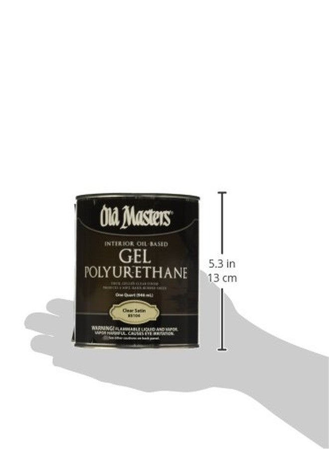 OLD MASTERS CLEAR SATIN Finish 1 Quart - Image 4