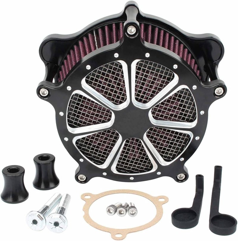 Wivplex Motorcycle Air Filter Cleaner Intake Kit - Image 1