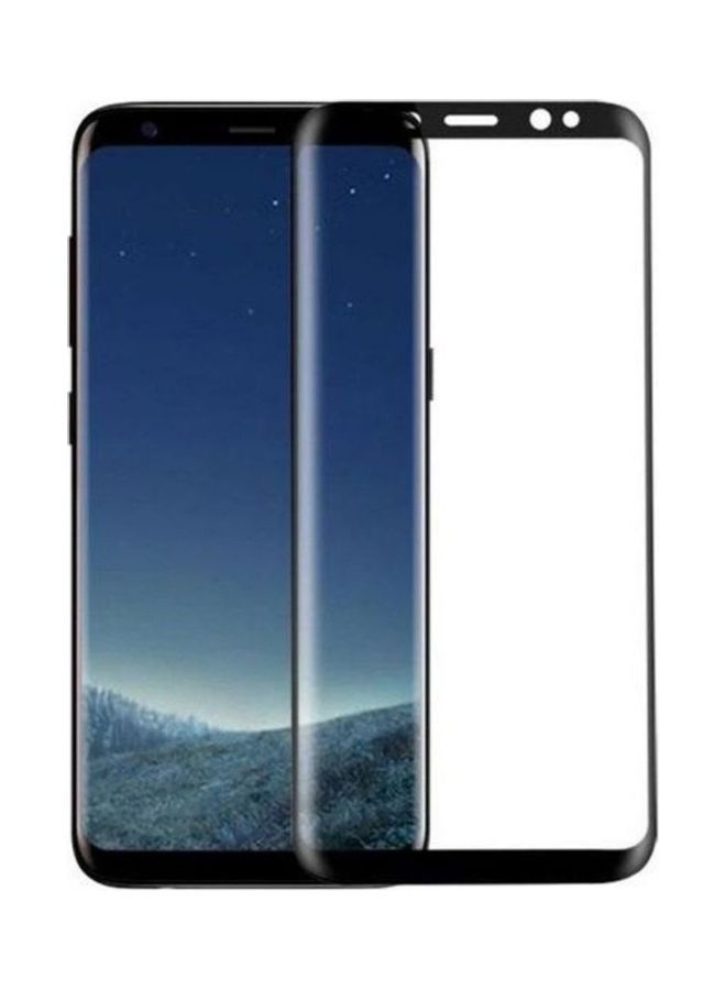 3D Tempered Glass Screen Protector For Samsung Galaxy Note 8 Black/Clear