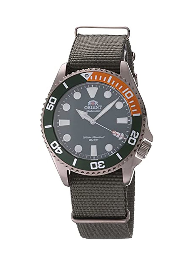 أورينت ساعة يد تناظرية من النايلون RA-AC0K04E -44mm- خضراء - Image 1