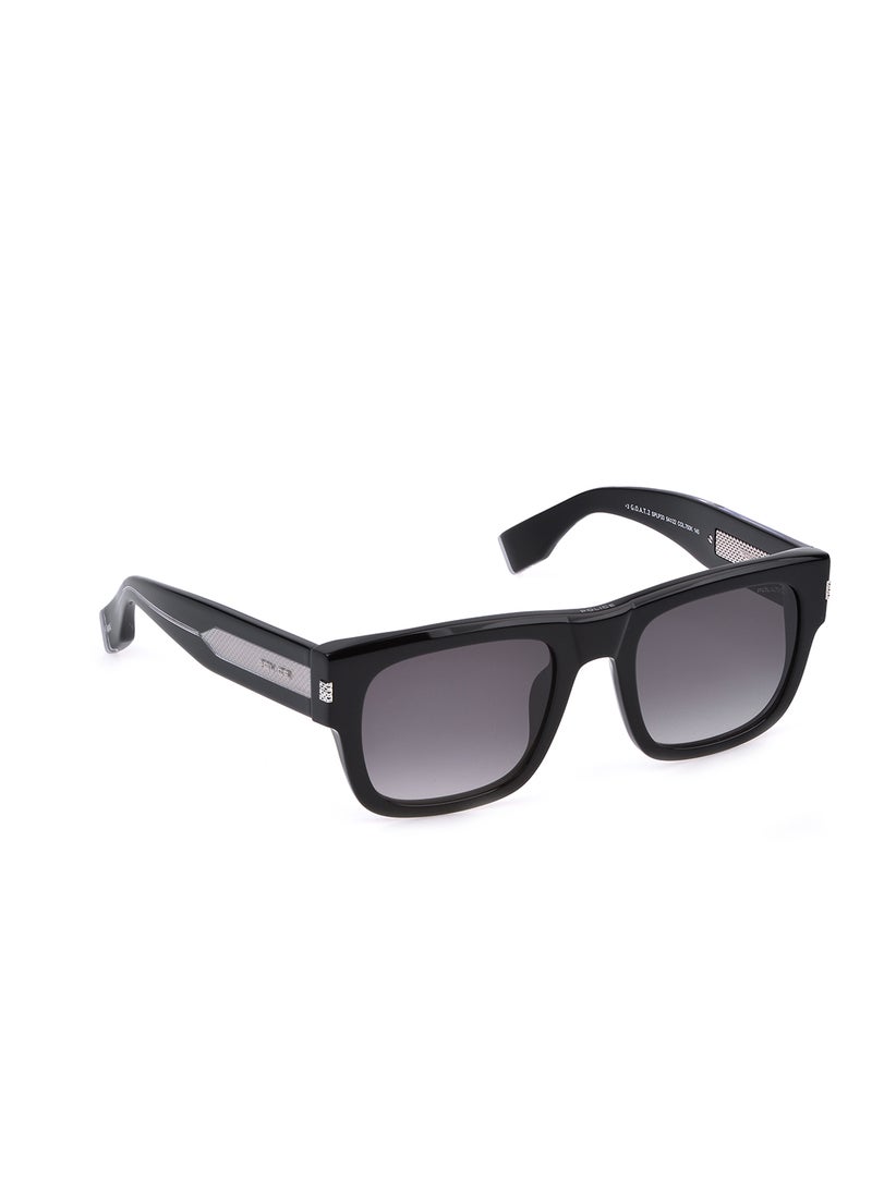 POLICE - Full Rim SQUARE Sunglasses SPLP33M54700K - Image 1
