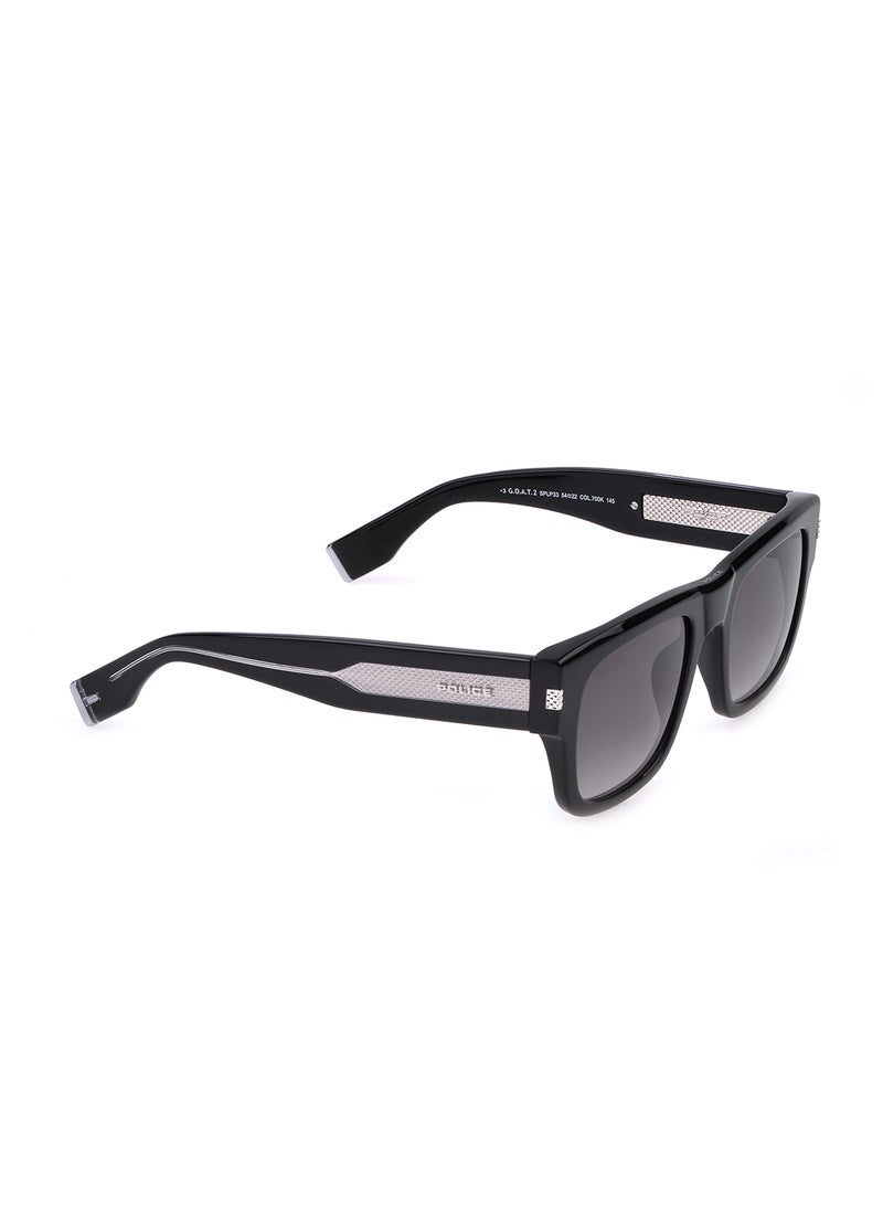 POLICE - Full Rim SQUARE Sunglasses SPLP33M54700K - Image 1