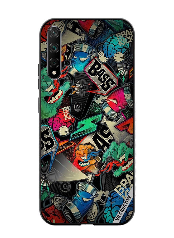 VR CREATIVE غطاء حماية لهاتف هواوي نوفا 5T بتصميم متعدد الألوان - Image 1