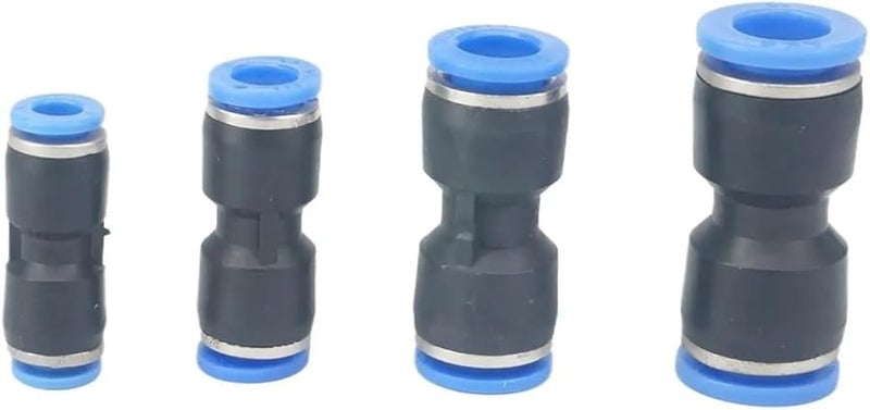Pneumatic Push In Connector Quick Release Air Fitting 5pc Set Fit Tube OD 8mm - Image 2