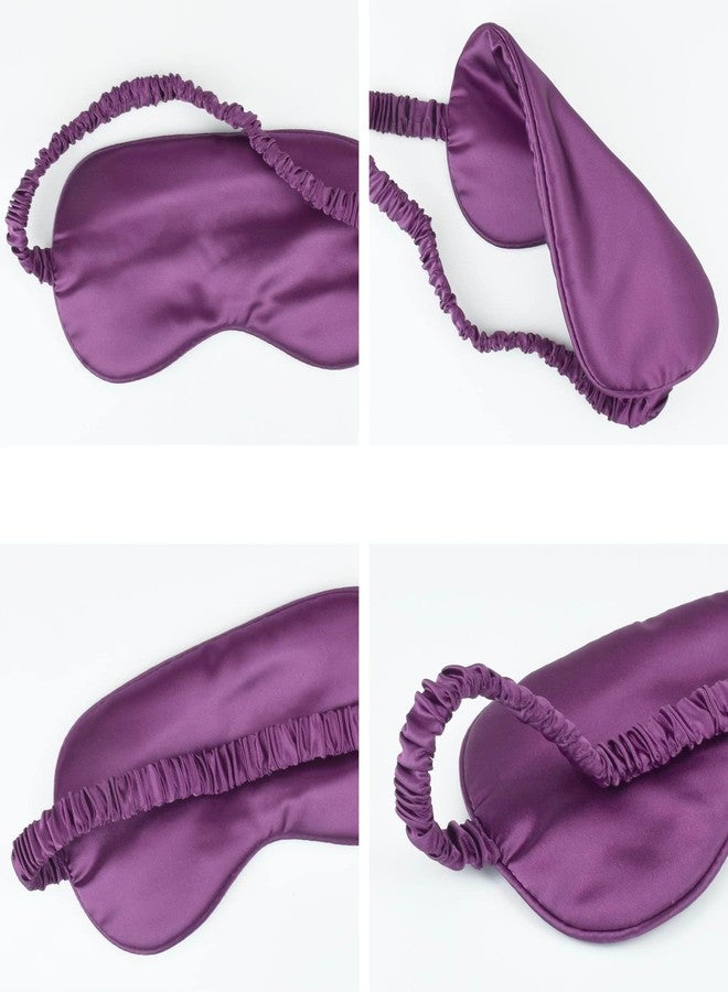 CREHODEC 1 Pack Sleep Mask, Silk Eye Mask with Elastic Strap, Blindfold, Soft Silk Sleeping Mask for Girls, Women, Men (Black - Image 3