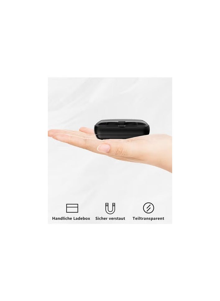 TWS - M19 TWS 5.1 Wireless Bluetooth In-Ear Earphones with Large Digital LED Display and Touch Control with Mini Flashlight - Image 1