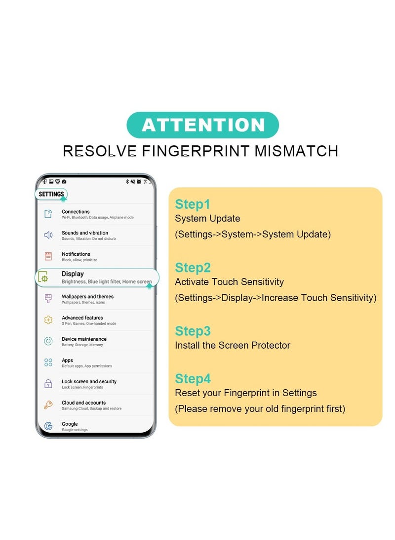 Ibywind Pack of 2 Samsung Galaxy S22 Ultra 5g Screen Protector 6.8 Inch With Camer Lens Protector and Back Carbon Fiber Film Bubble Free Smart Film Tech 99 Percent Hd Clear Easy to Install - Image 5