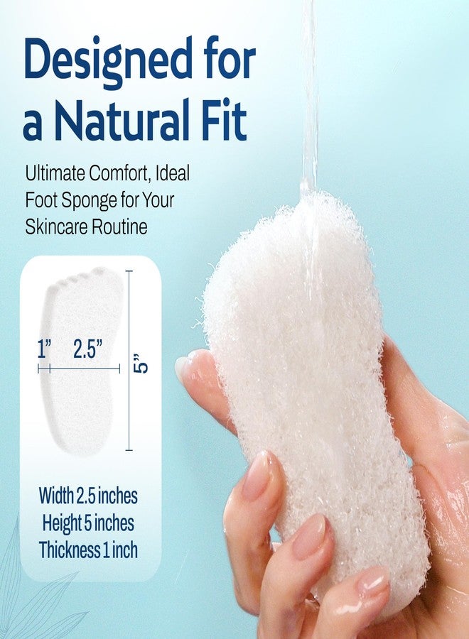 HartFelt Foot Exfoliating Sponge | Chemical-Free Foot Scrubbers for Smooth & Soft Feet | Gentle Sponge Pad for Callus Removal, Dead Skin & Cleansing | Made in USA - 6 Count - Image 5