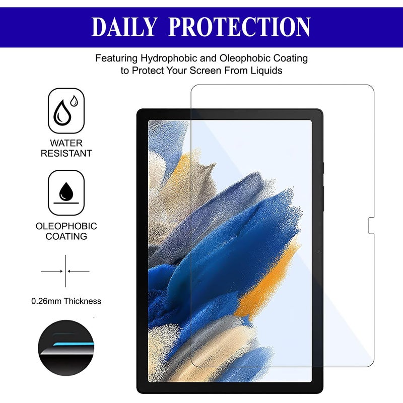 SPCORE [Anti-Scratch & [Smudge Proof] [Bubble Free] Premium Tempered Glass Full Screen Protector Guard For Samsung Galaxy Tab A8 10.5 Inch [Sm-X200/X205/X207] 2022 Smartphone - Image 3