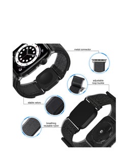 Y&D Sport Loop Nylon Band with Portable Wireless Charger 2-in-1 Compatible Apple Watch 38mm --- 49mm Women Men, Innovative Elastic Braided Strap for iWatch Series 8 7 6 5 4 3 2 1 SE Ultra  - Image 2