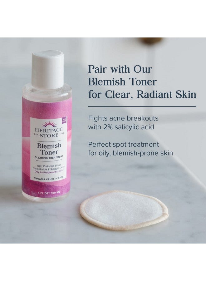 HERITAGE STORE Rosewater & Vinegar - Exfoliating Toner with Apple Cider Vinegar - Oily to Combination Skin - Refreshing Facial Mist Cleans, Refines Pores and Clarifies Skin Hypoallergenic, Vegan, 8oz - Image 5