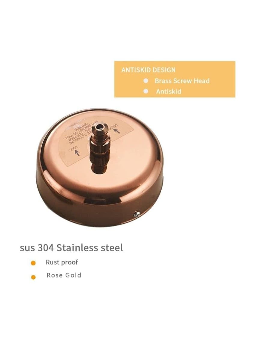 NISHWARE NISHWARE Stainless Steel Retractable Adjustable and Lockable Cloths line Color Rose GoldPack of 1 Suitable for Hanging Anything  - Image 3