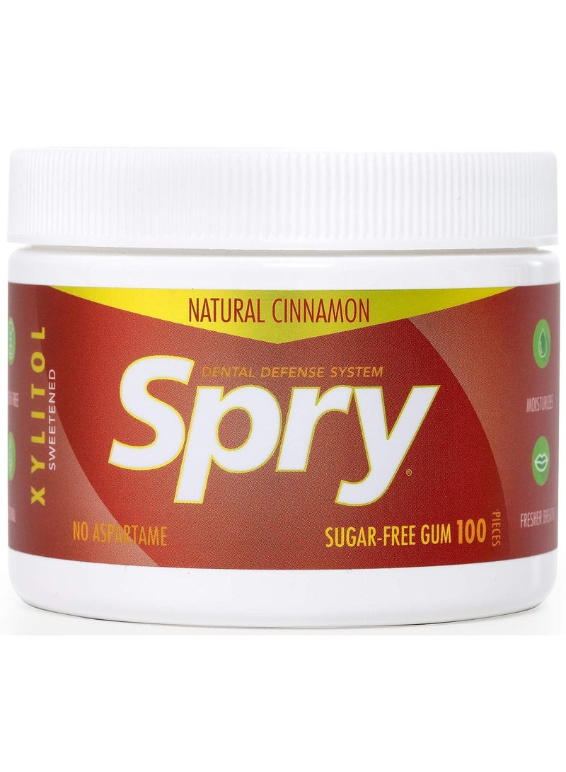 Xlear Inc، علكة المضغ، بالقرفة، 100 قطعة