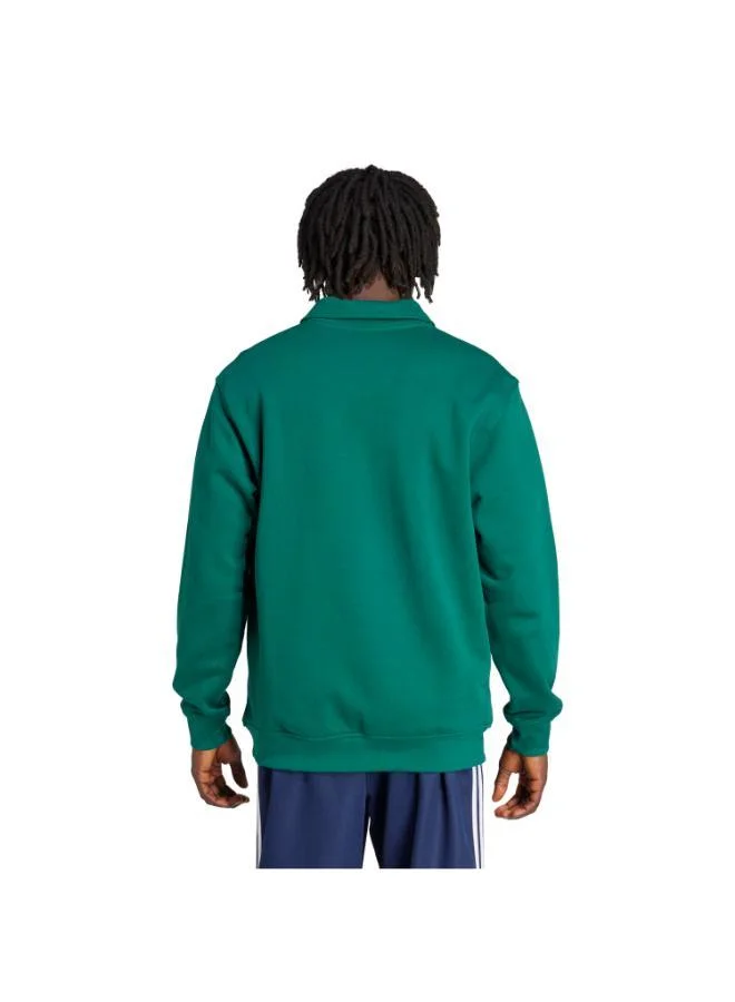 adidas Originals VARSITY LOOSE HALF ZIP SWEATSHIRT