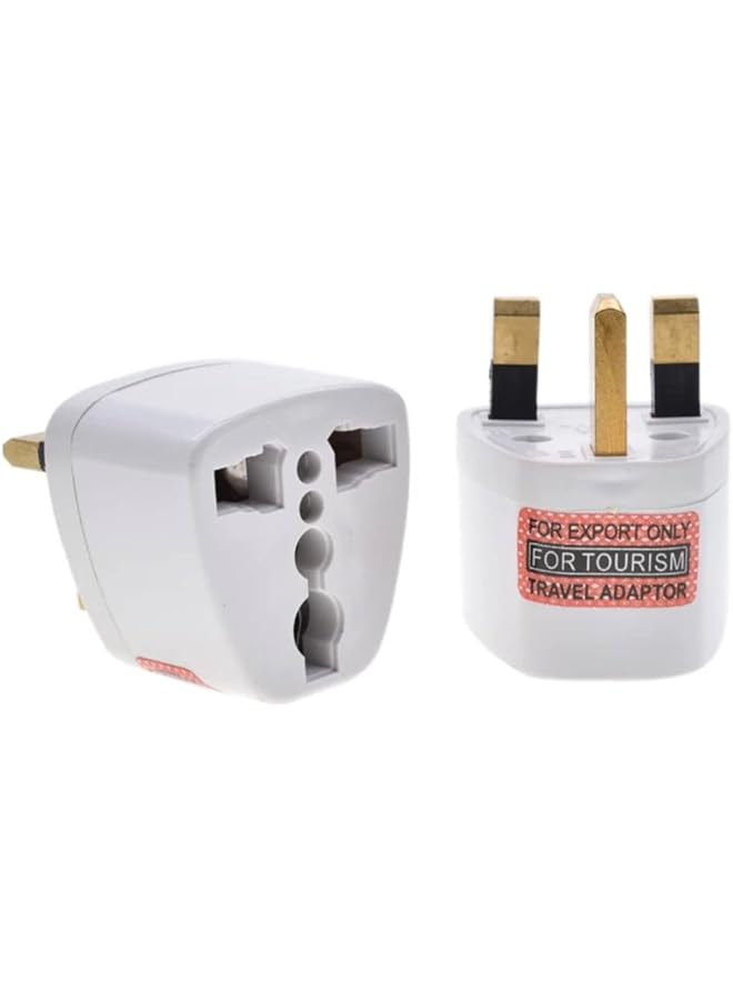 PROMASS Universal Power Plug for UAE/KSA/UK/HK, 3 Pin Travel Adapter, Power Converter Socket for US/AU/JP/CN - Universal Adaptor - Image 1