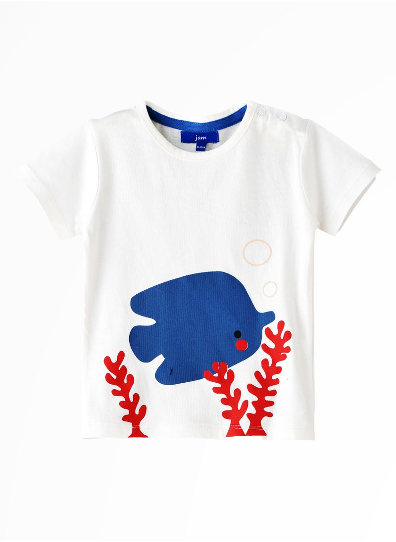JAM Boys' Short-Sleeve Cotton Tees for Spring & Summer | Playful Prints  - Image 1