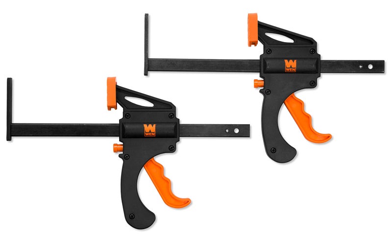 WEN CT992F 7.5-Inch Quick Release Track Saw Clamps, Two Pack - Image 1