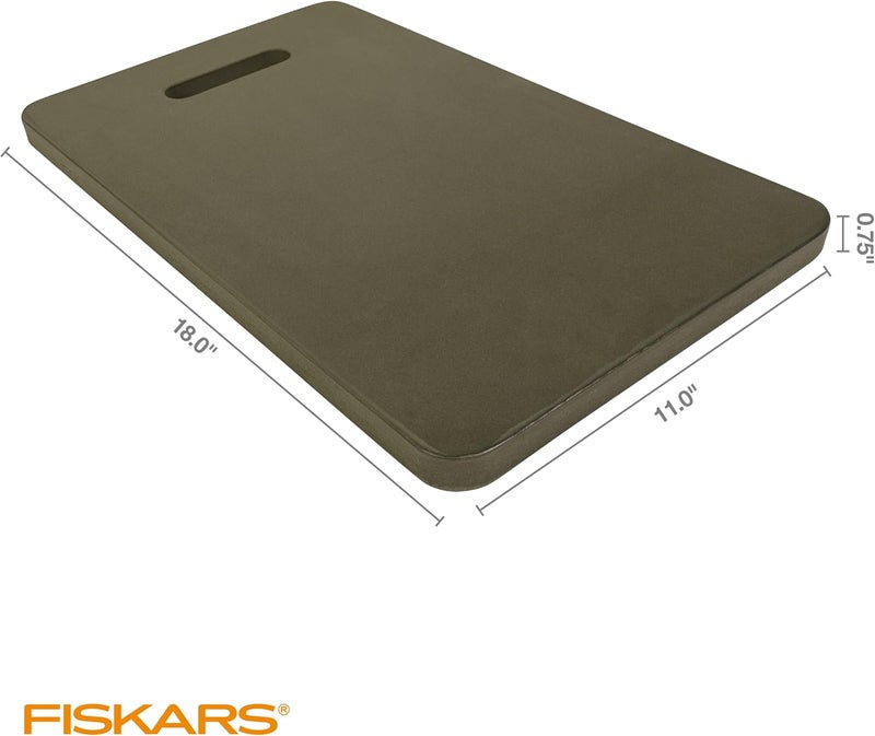 Fiskars Garden Kneeling Pad 11 x 18 Lightweight and Thick EVA Foam Knee Cushion with Handle for Gardening Cleaning or Construction  Moisture and Rip Resistant Gardening Supplies Green - Image 2