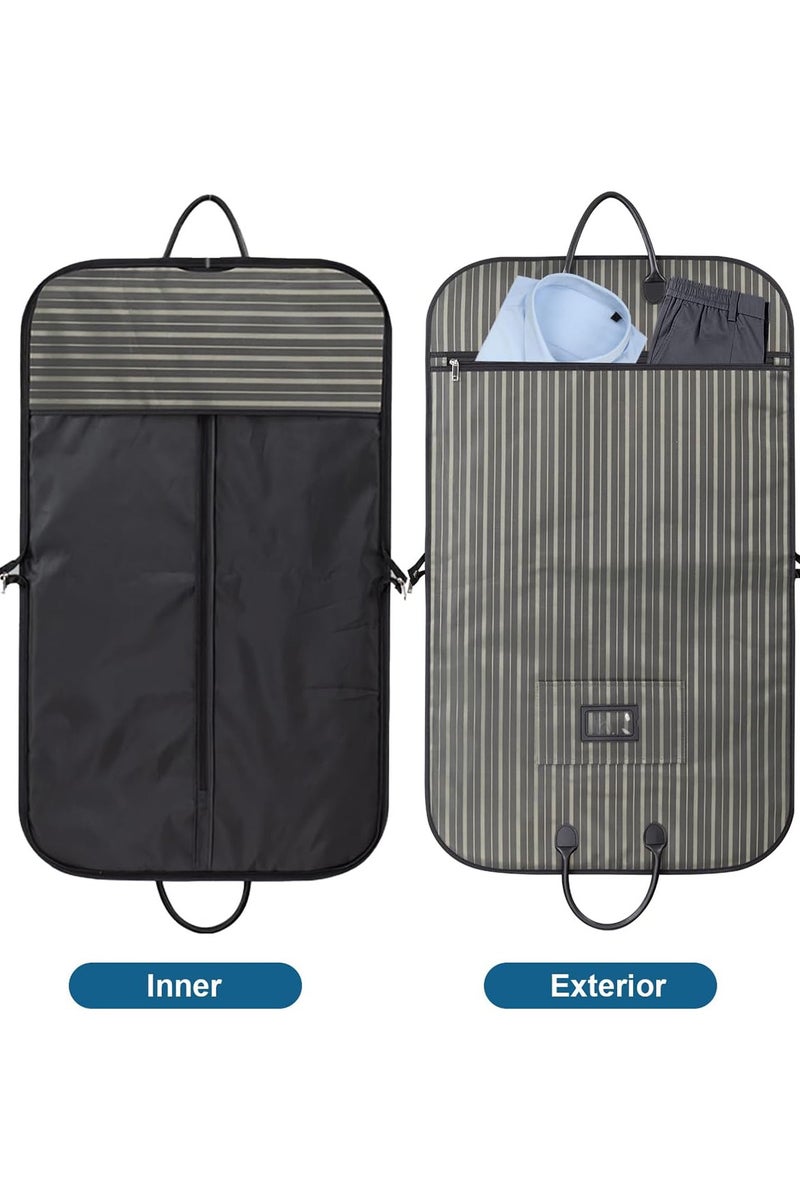 حقائب ملابس متعددة الوظائف مع جراب عربة الأمتعة، حقيبة بدلة قابلة للطي ومقاومة للماء للسفر - Image 2