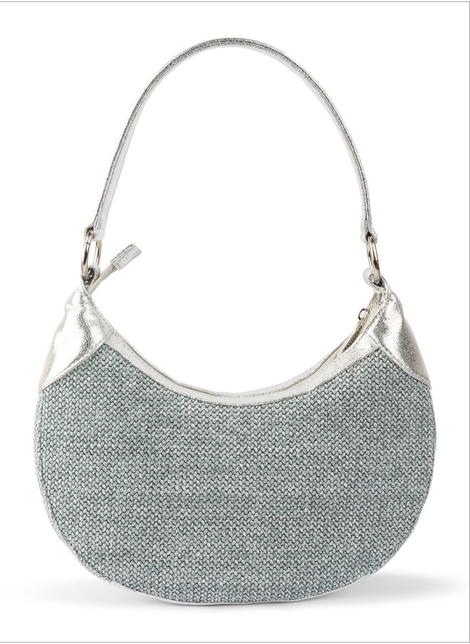 BOU Burlap Crescent Bag  - Image 1