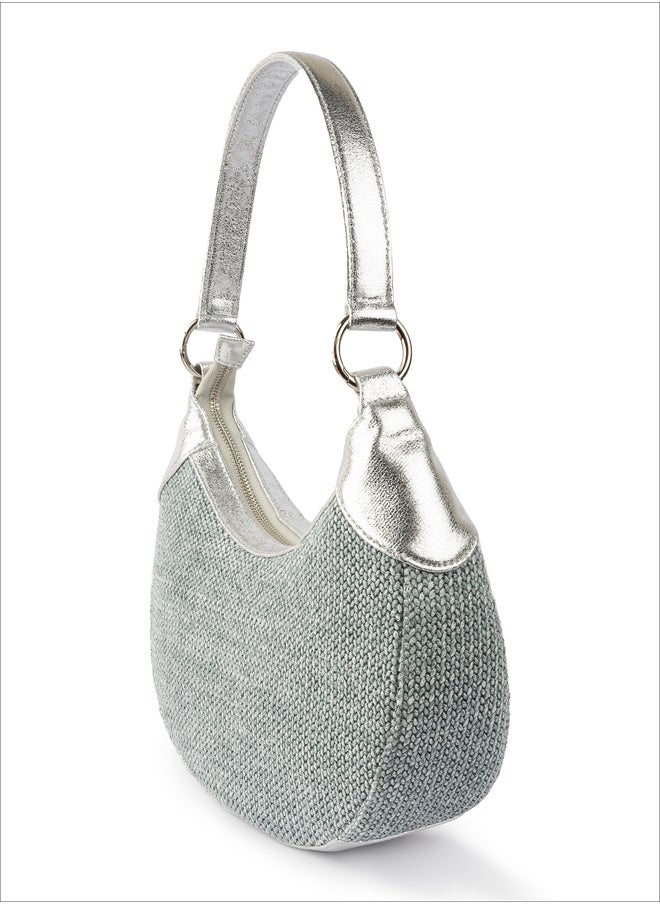 BOU Burlap Crescent Bag  - Image 2