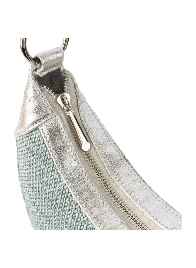 BOU Burlap Crescent Bag  - Image 3